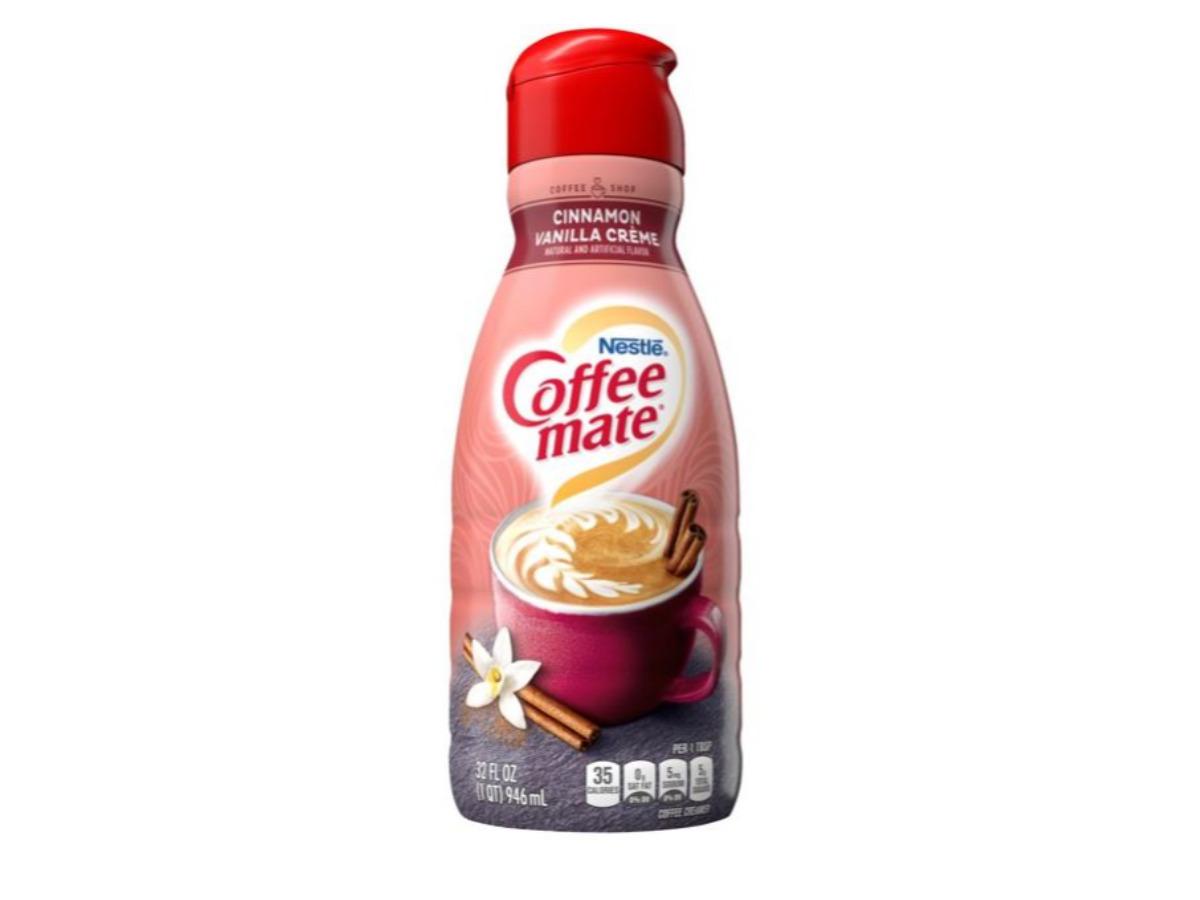 Coffee Creamer, Cinnamon Vanilla Creme Nutrition Facts Eat This Much